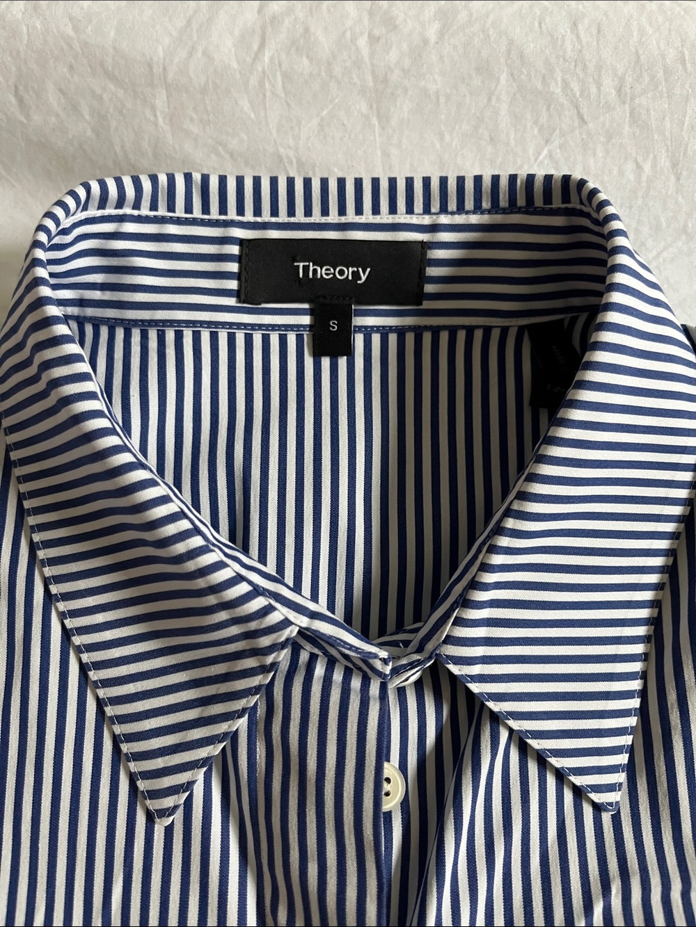 Theory lot of 2 button up proffesional business collegiate shirts stripes plain - Picture 3 of 9